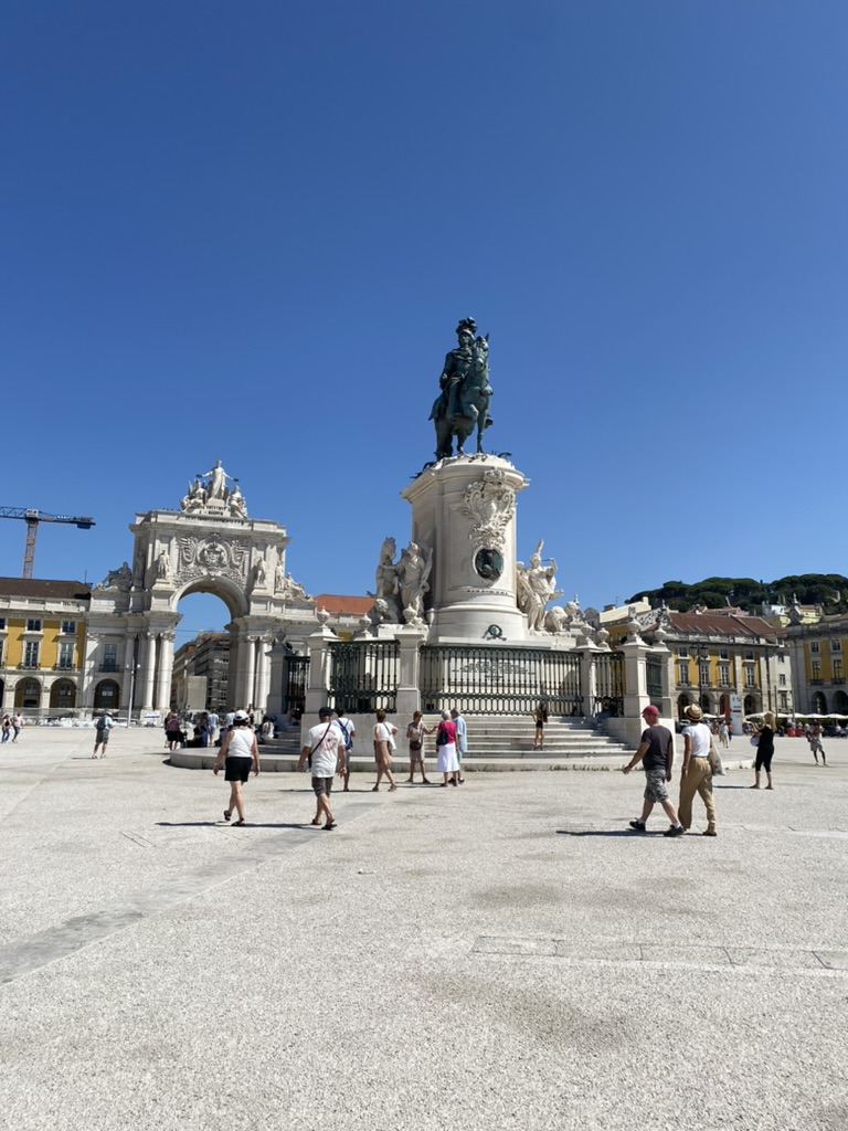 Praço do Comercio in Lisbon Portugal