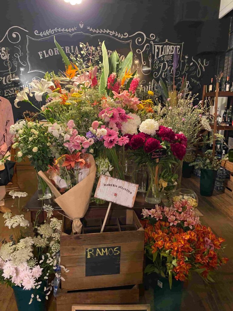 A flower shop that's actually the entrance to the speakeasy Floreria Atlántico in Buenos Aires.