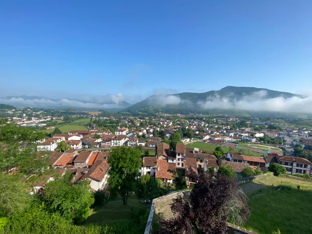 View of Saint-Jean-Pied-de-Port from the citadel