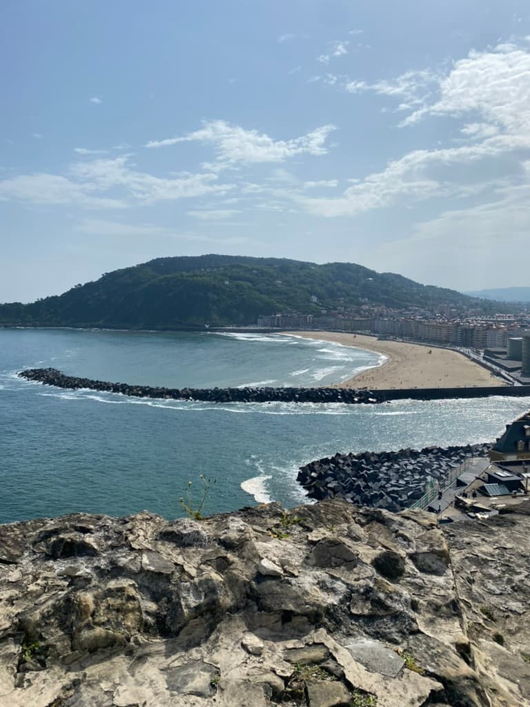 Bay in San Sebastián, Spain