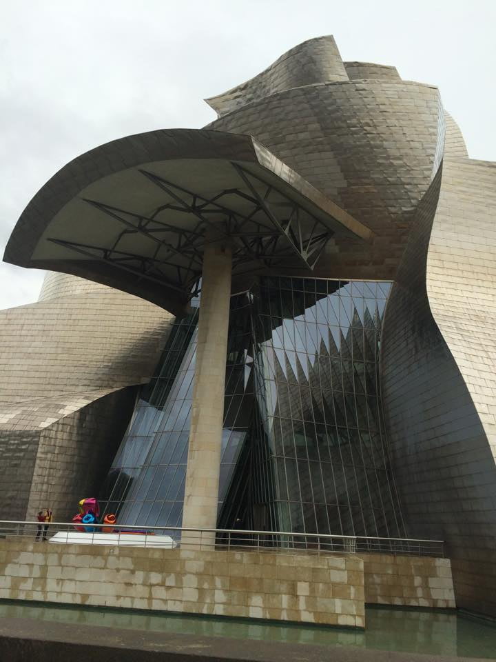 The Guggenheim Museum in Bilbao, Spain.