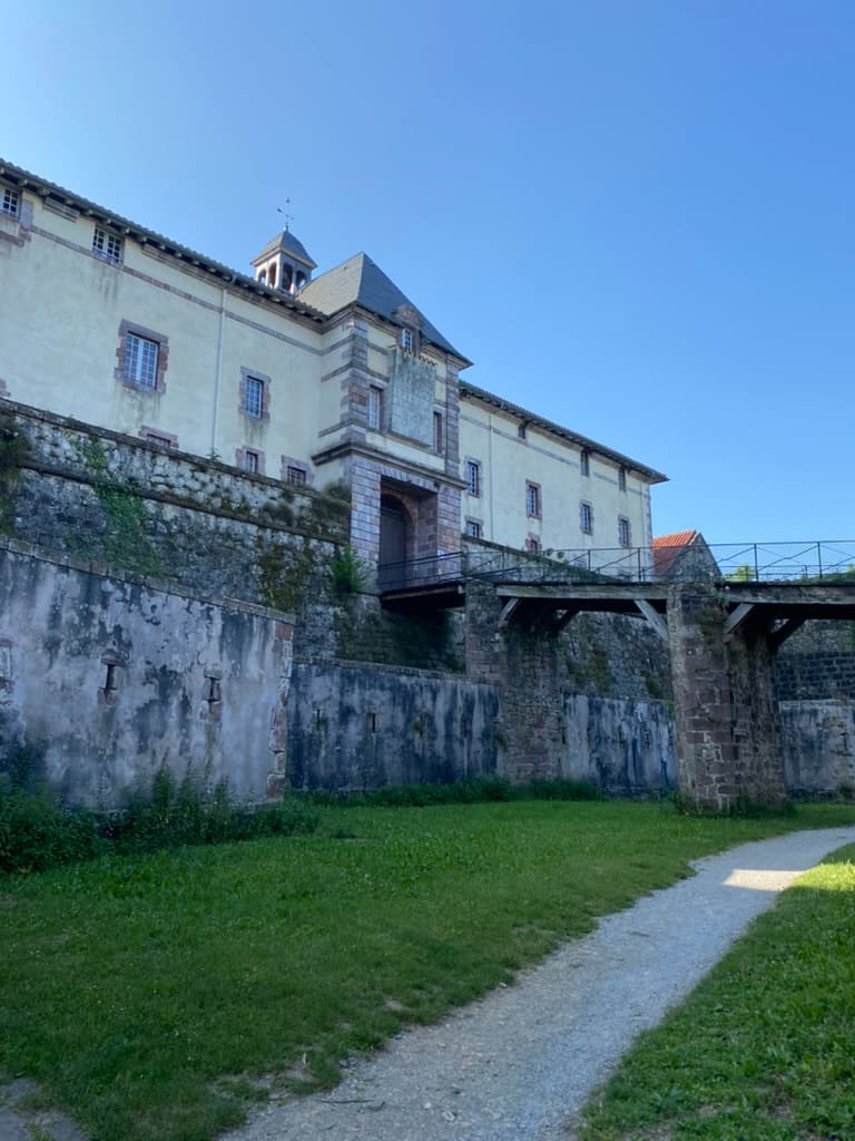 The Citadel in Saint-Jean-Pied-de-Port, France.